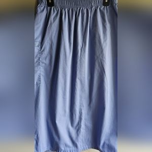 WonderWink Dusty Blue Medium Scrub Skirt